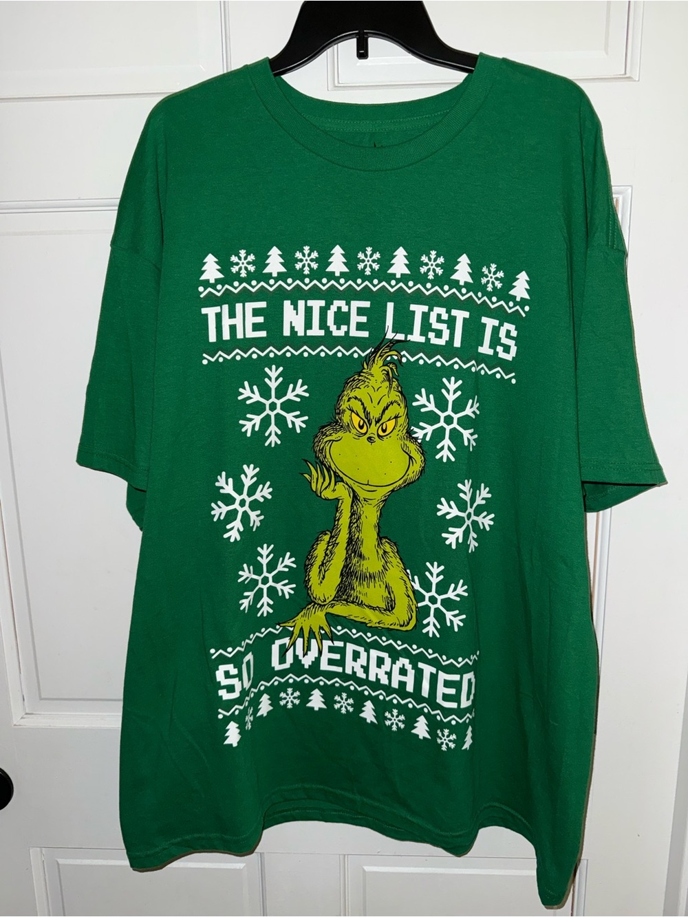 Green Grinch Short Sleeve Tee - The Nice List Is So Overrated